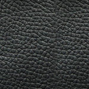 Banqueta Macaron 50cm | Couro Preto Art